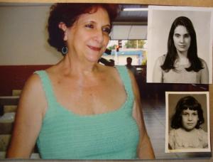 Foto em uma pizzaria de Campinas (SP) em 2011 e as fotos menores, em São Carlos (SP) quando tinha 4 e 16 anos de idade.