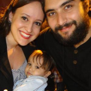 Família: Ediane, Catarina e Guilherme