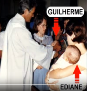 Nosso batizado em 1987