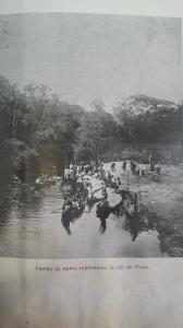 Partida da turma exploradora do Rio do Peixe<br>Brasil / Rio Do Peixe, São Paulo