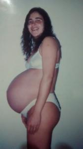 A grávidez do segundo filho.