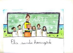 Homenagem dos alunos da pré-escola<br>Brasil / São Paulo / Cubatão