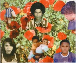 personagem: Na parte superior, começando da esquerda para a direita, minhas filhas Natasha e Lorena Rodrigues da Silva, meu filho Andre Rodrigues da Silva e minha esposa Maria de Nazaré da Silva<br>historia: Foi uma foto em que consegui colocar todos juntos através de uma montagem.<br>