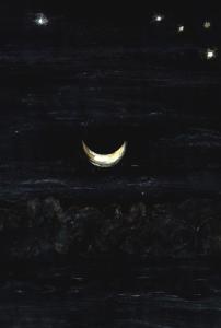 Trata-se de uma aquarela.