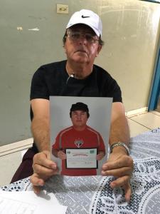 Foto de Apresentação do Sr. Benedito Martins de Souza antes da entrevista
