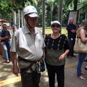 Antonio Carlos e Rosângela estavam no Parque dos Sonhos testando a acessibilidade do espaço e alguns equipamentos que garantem acesso e segurança às pessoas com deficiência. Antonio Carlos tinha deficiência visual.