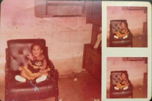 Milca, aos dois anos da idade, no município de Redenção, no Pará, em 1983. Ela conta que essa é uma das fotos mais antigas que tem.