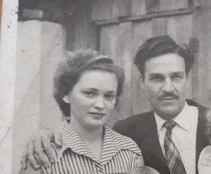 Os pais de Irani. Lúcia Martins Rocha e Pedro Silveira Rocha.