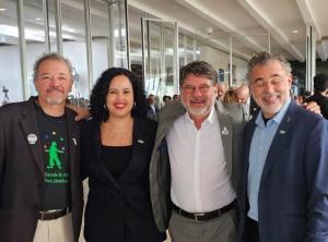 Binho Marques em encontro com lideranças e parceiros da agenda socioambiental no Conselão, em um espaço de diálogo voltado à construção de políticas públicas sustentáveis.