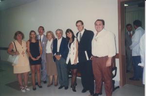 Meu mestrado. Na foto com Tereza Carboni (sogra), na Claudia Truzzi (irmã), João (pai), Izabel (mãe), Giuseppe (amigo), Elaine (esposa), eu e Fábio Carboni (cunhado). Na Escola Paulista de Medicina.