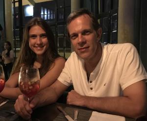 De férias com a Natássia.