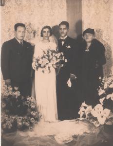 Casamento dos pais.