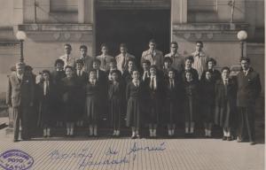 Saudade! Turma unida no colégio Barão de Suruí.