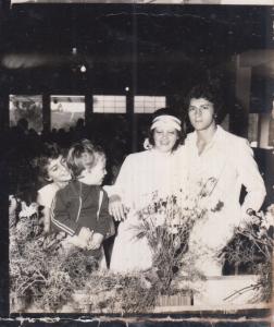 Marieny, noiva com o irmão Carlos Alberto