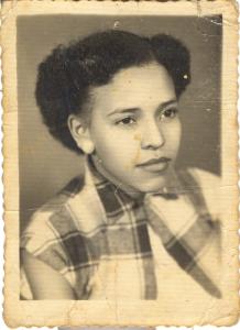 Benedicta Gonçalves Pereira aos 13 anos de idade