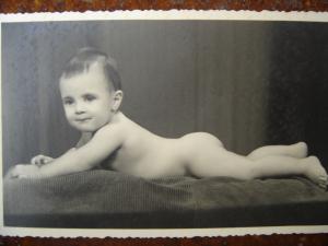 Retrato de Marcelo quando bebê.