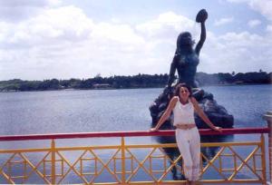 Festa de 100 anos de José de Alencar inauguração da estátua de Iracema. A modelo da estátua era sua prima Natália Nara ex-BBB