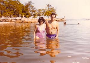 Alicia e Eduardo em passeio na Ilha de Paqueta