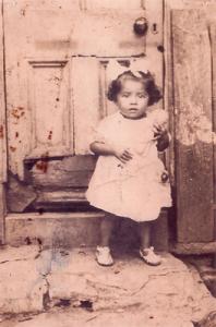 Primeira foto de Rosa, quando tinha pouco mais de um ano de idade.