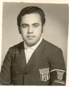 Retrato de Euro da época em que trabalhava na Federação Paulista de Futebol