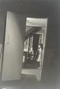 Minhas filhas Tatiana e Gabriela em casa, onde é hoje o Memorial Penha de França, num dos ensaios que gostava de fazer com a fotografia PB.