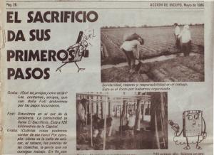 Trecho de matéria jornalística sobre as mulheres da cooperativa rural