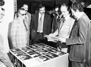 Exposição de atividades do SENAC, durante a inauguração do Centro de Desenvolvimento Profissional 