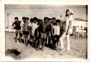 Nelson em acampamento de Lobinhos, turma da professora Ariadna. “Representa um marco de formação disciplinar na minha infância.”