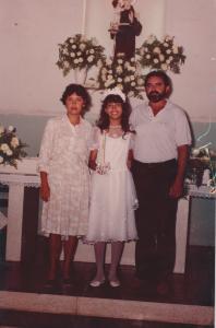 Primeira Comunhão na Igreja Matriz Santo Antônio de Pádua