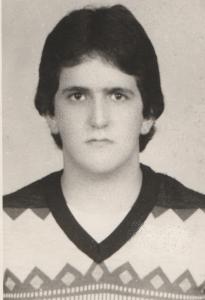 Foto tirada no mesmo ano do falecimento do irmão. 
Vitor Paschoal Leddomado (irmão).