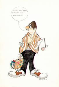 Caricatura de Fausto Aguiar.