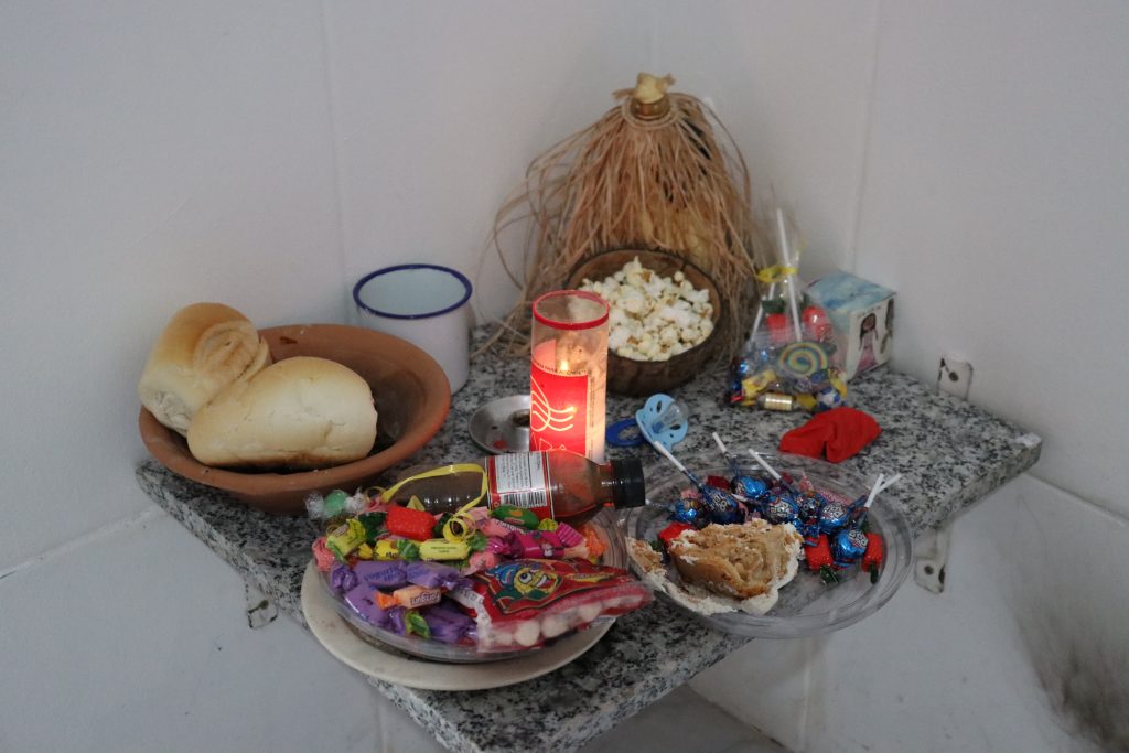 Altar. Acervo: Casa de Acolhimento das Águas de Iemanjá